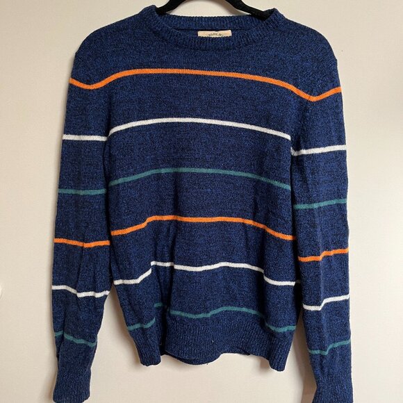 Hanlon Milla Other - Hanlon Mills Blue Striped Crewneck Pullover